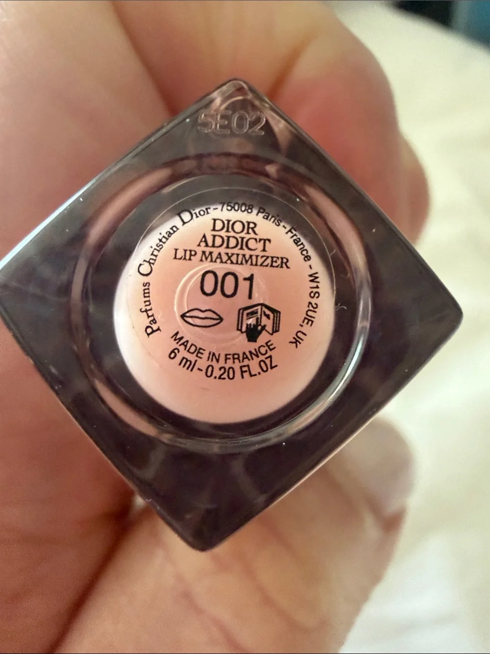 NEW Dior Addict Lip Maximizer Mini 001 Pink Plumping Gloss